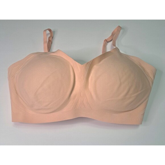 Honeylove Silouhette Wireless T-Shirt Bra Tan S Adjustable Straps Back Closure - Picture 4 of 6